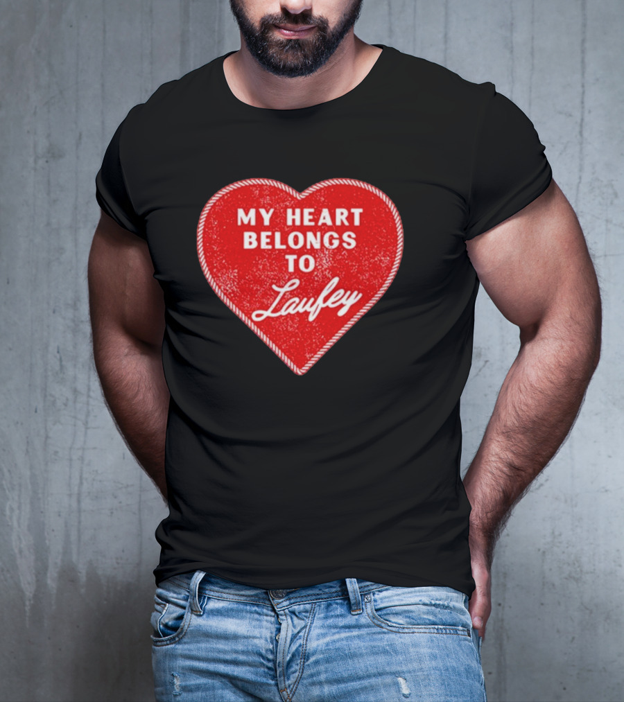 My Heart Belongs To Laufey Red Heart Love T-Shirt