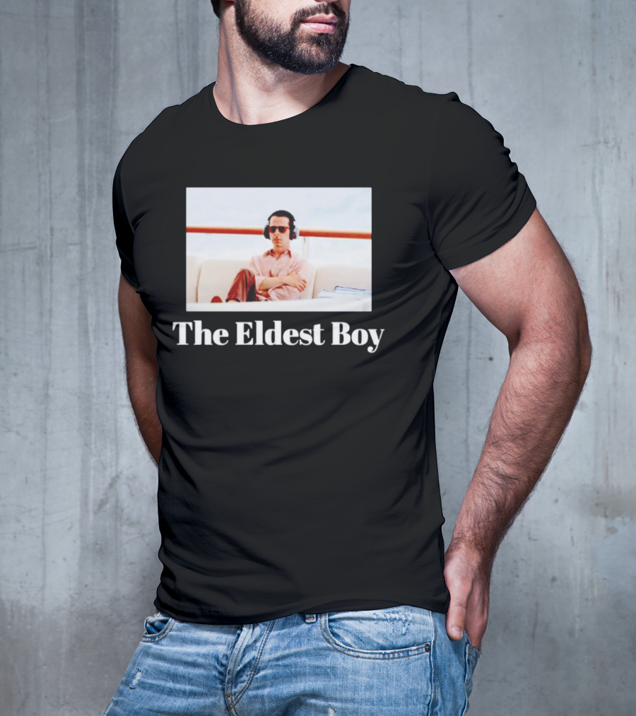 The Eldest Boy Headphones Sunglasses Relaxed Vibe T-Shirt