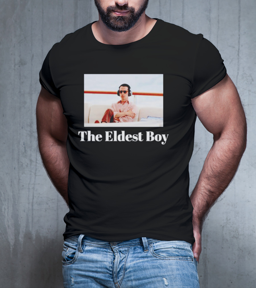 The Eldest Boy Headphones Sunglasses Relaxed Vibe T-Shirt