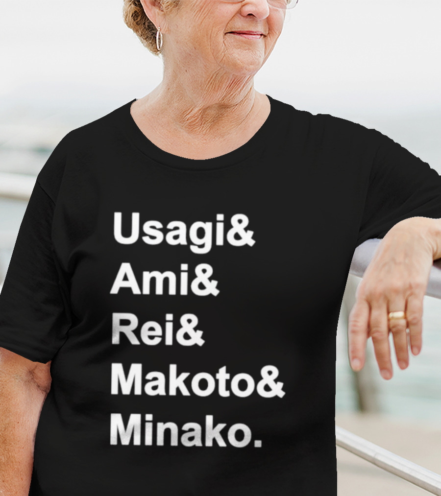 Sailor Moon Usagi Ami Rei Makoto Minako T-Shirt