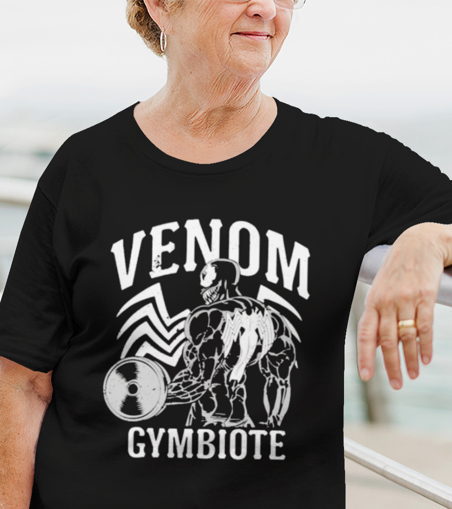 Venom Gymbiote Lifting Symbiote Fitness Motif T-Shirt