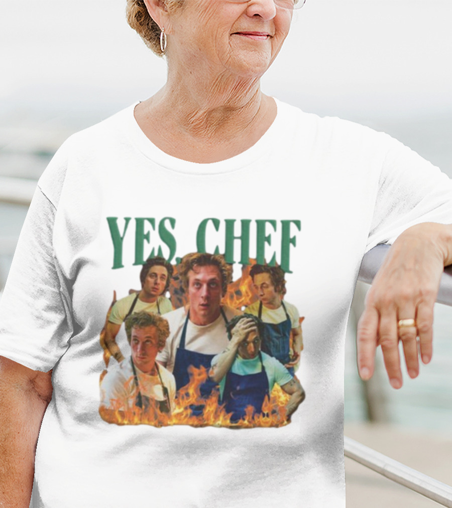 Yes Chef The Bear Jeremy Allen Fire T-Shirt