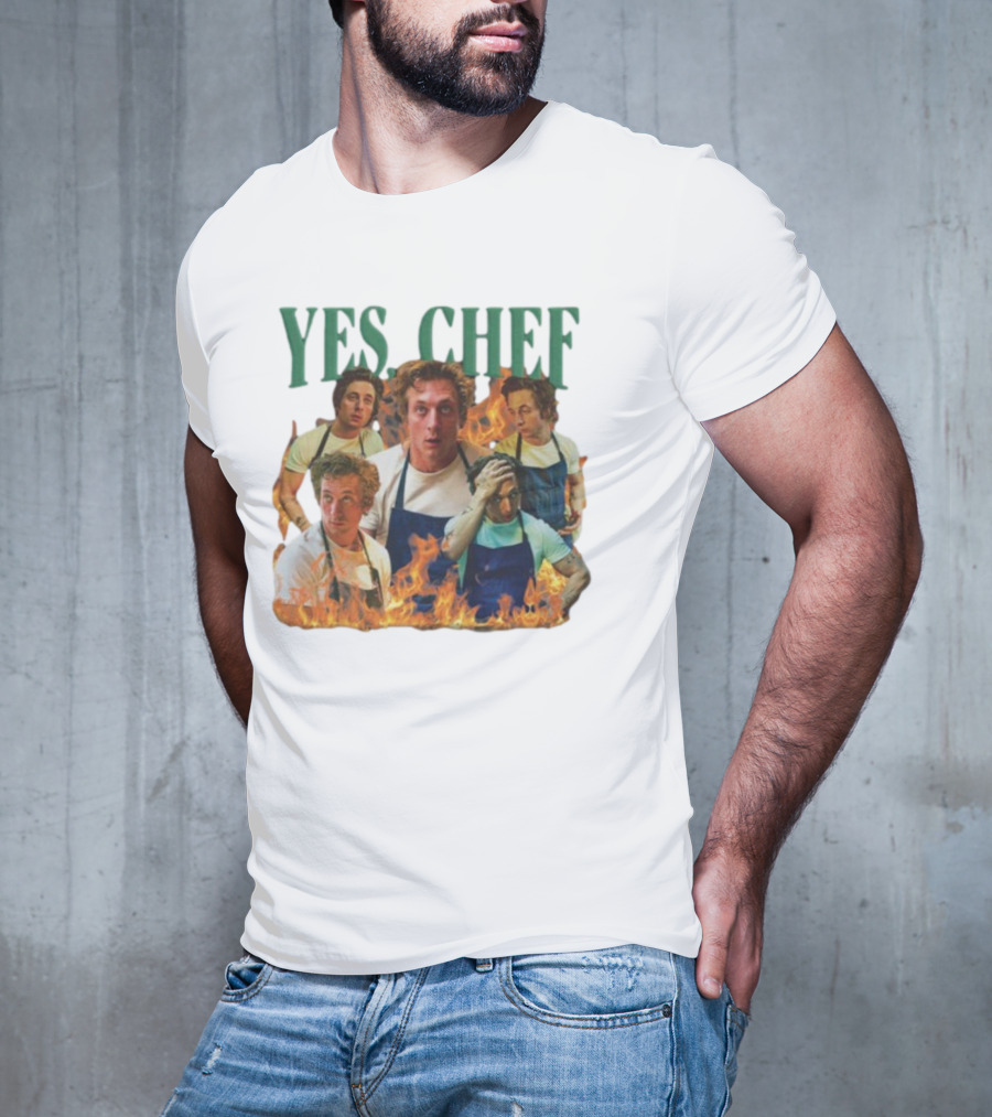 Yes Chef The Bear Jeremy Allen Fire T-Shirt
