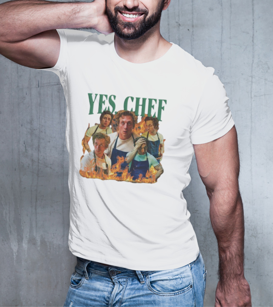 Yes Chef The Bear Jeremy Allen Fire T-Shirt