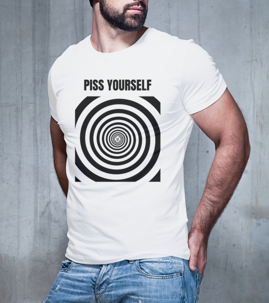 Sillyteestudio Piss Yourself Hypnotic Spiral T-Shirt
