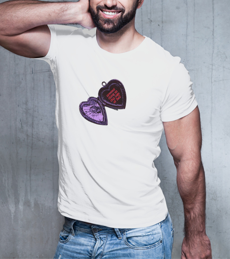 Sweetest Things On This Side Of Hell Broken Heart Pendant T-Shirt