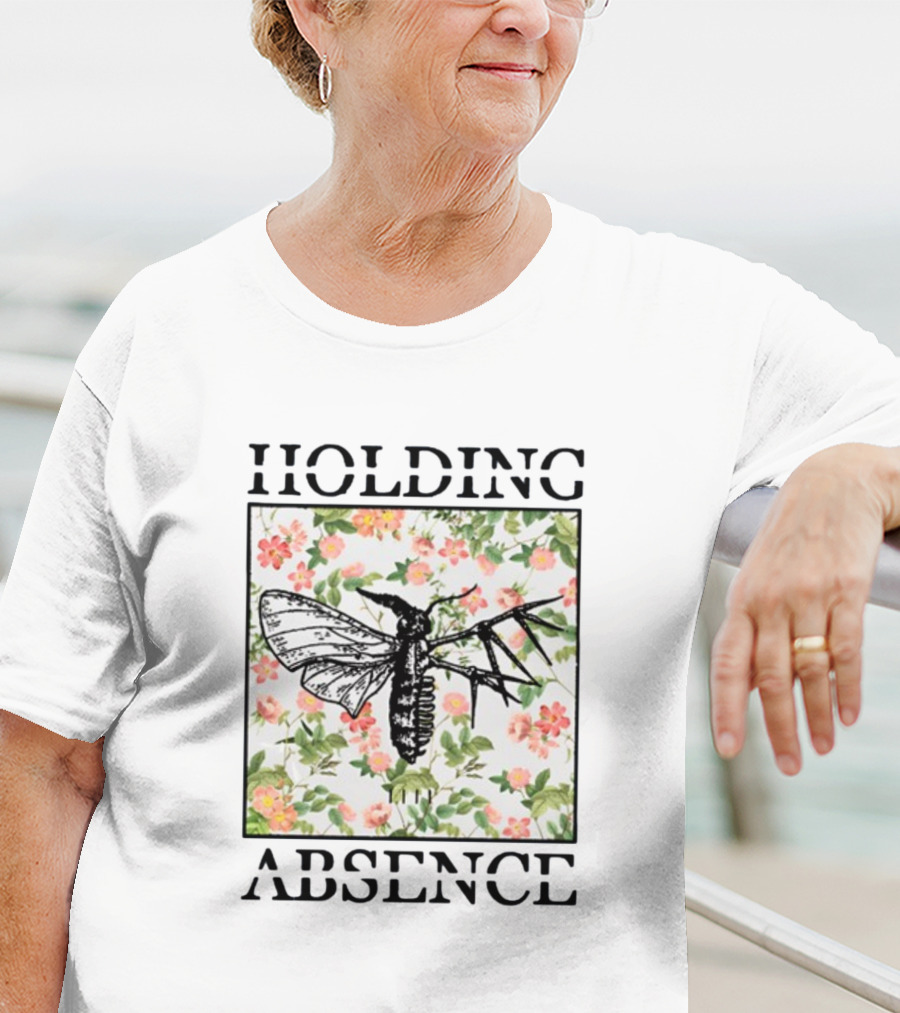 Holding Absence Box Moth Floral T-Shirt