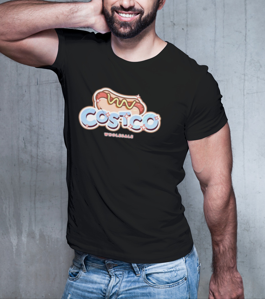 Costco Wholesale Hot Dog Vtuber T-Shirt