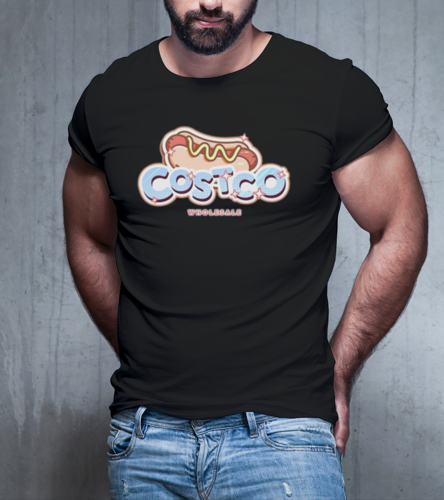 Costco Wholesale Hot Dog Vtuber T-Shirt