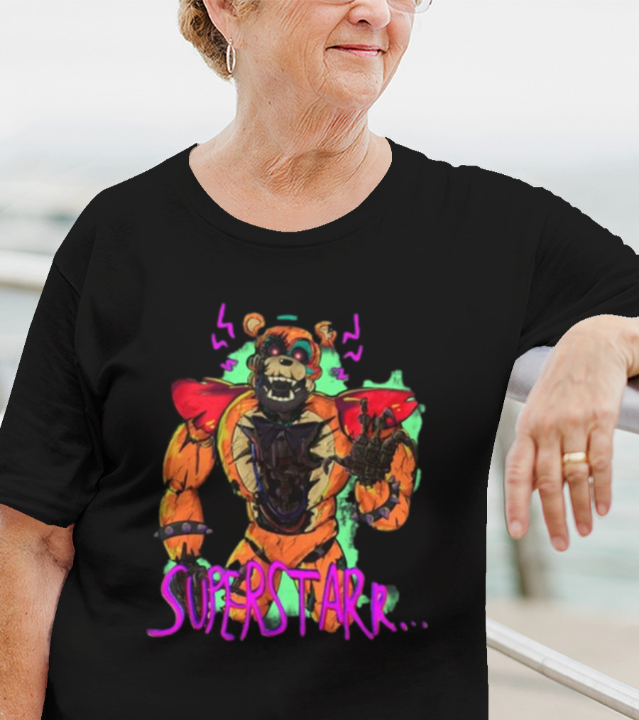 Superstar Himbo In Limbo Shattered Glamrock Freddy T-Shirt