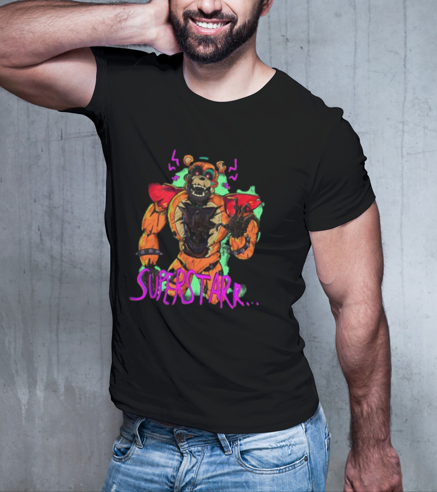 Superstar Himbo In Limbo Shattered Glamrock Freddy T-Shirt