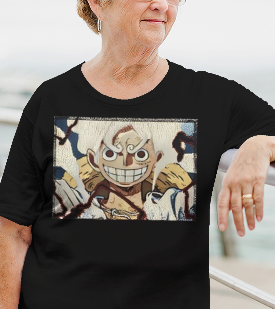 Max Holloway Gear 5 Luffy One Piece Anime Character T-Shirt