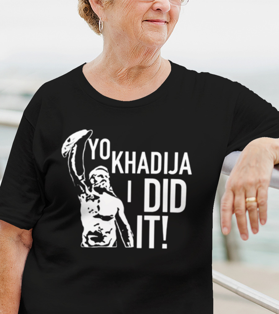 Sami Zayn's Yo Khadija I Did It Rocky Balboa T-Shirt