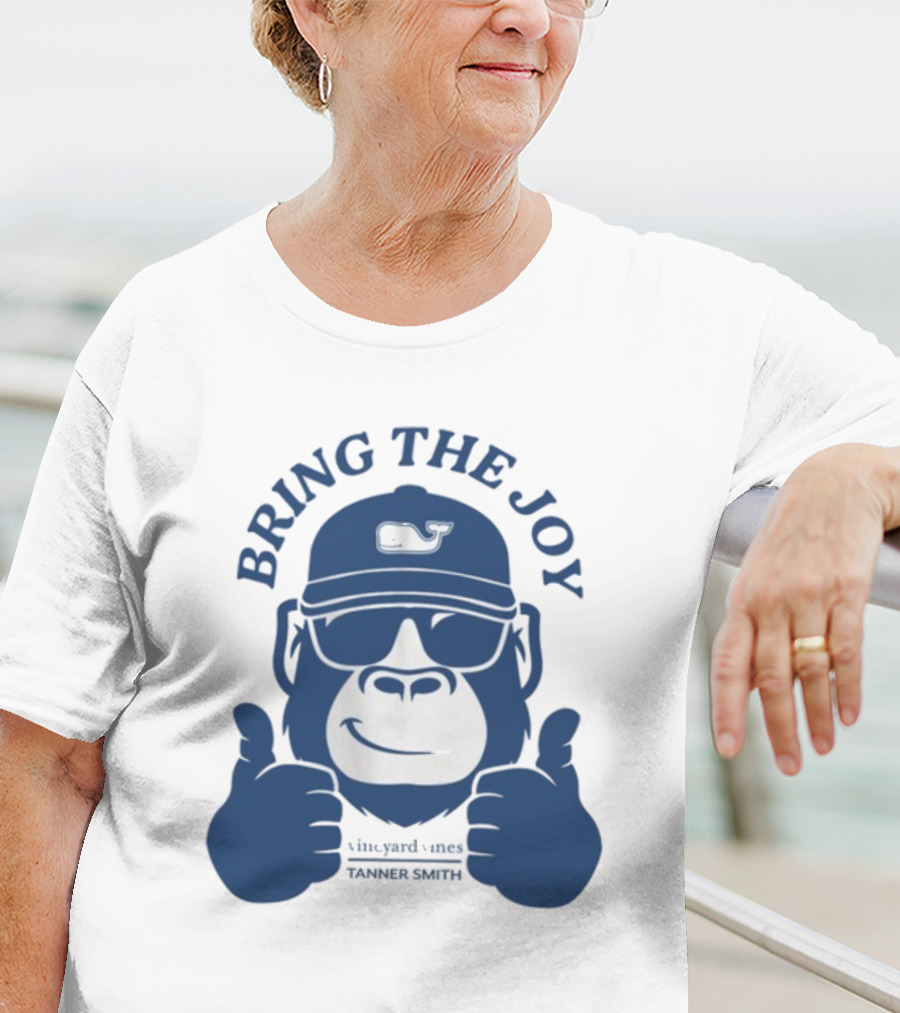 Bring The Joy Vineyard Vines Tanner Smith Whale Hat Sunglasses Gorilla T-Shirt