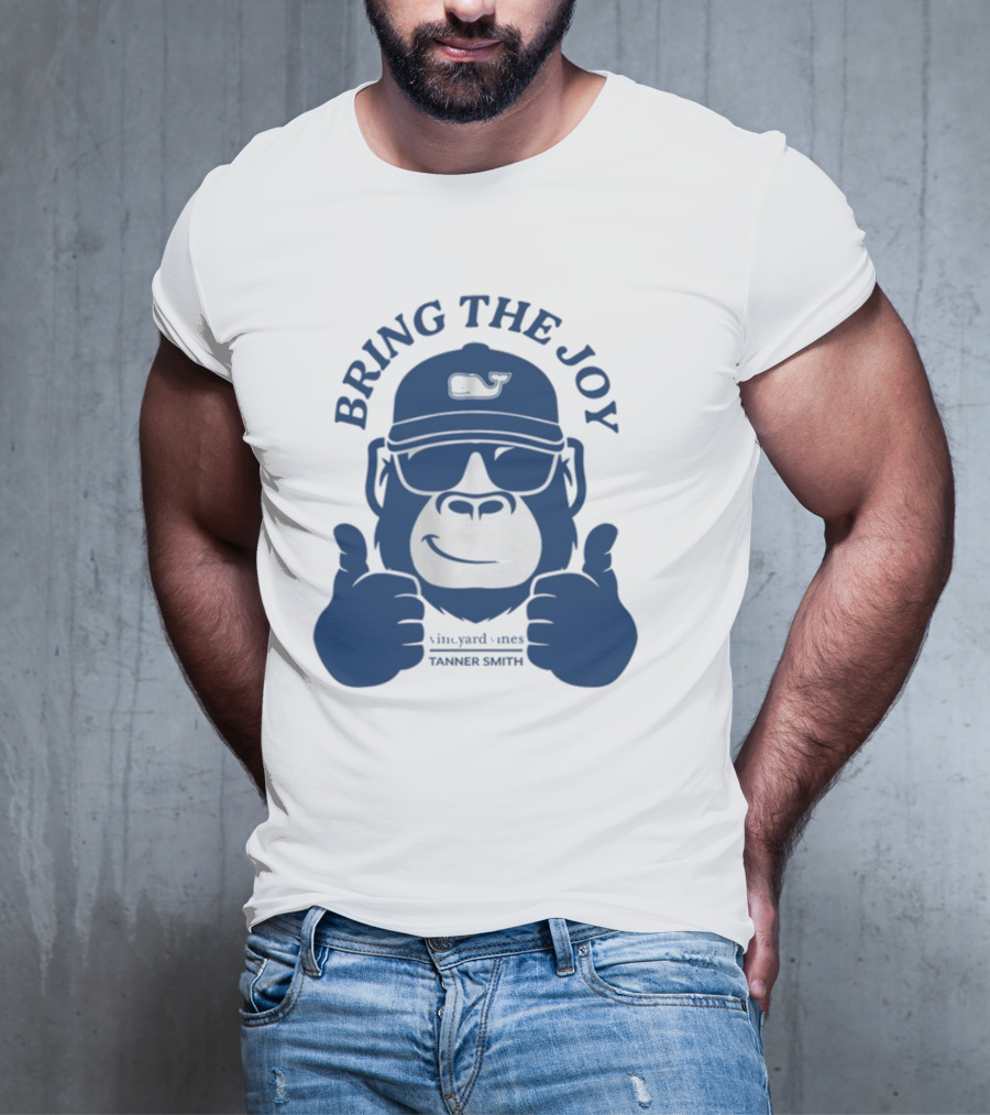 Bring The Joy Vineyard Vines Tanner Smith Whale Hat Sunglasses Gorilla T-Shirt