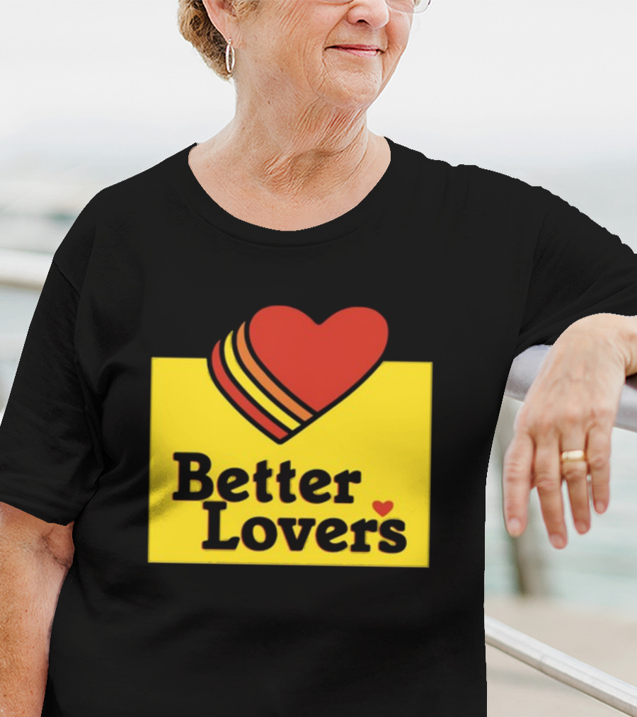 Better Lovers Heart Icon Valentines Day T-Shirt