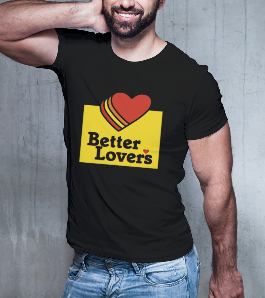 Better Lovers Heart Icon Valentines Day T-Shirt