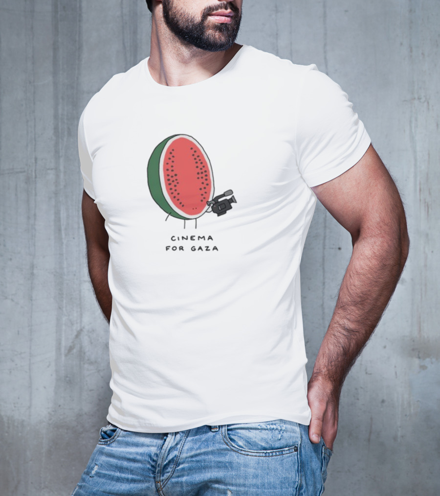 Cinema For Gaza Watermelon Holding Camera T-Shirt