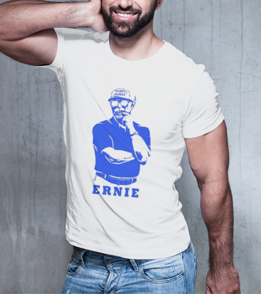 Games With Names Ernie Adams Iconic Blue T-Shirt