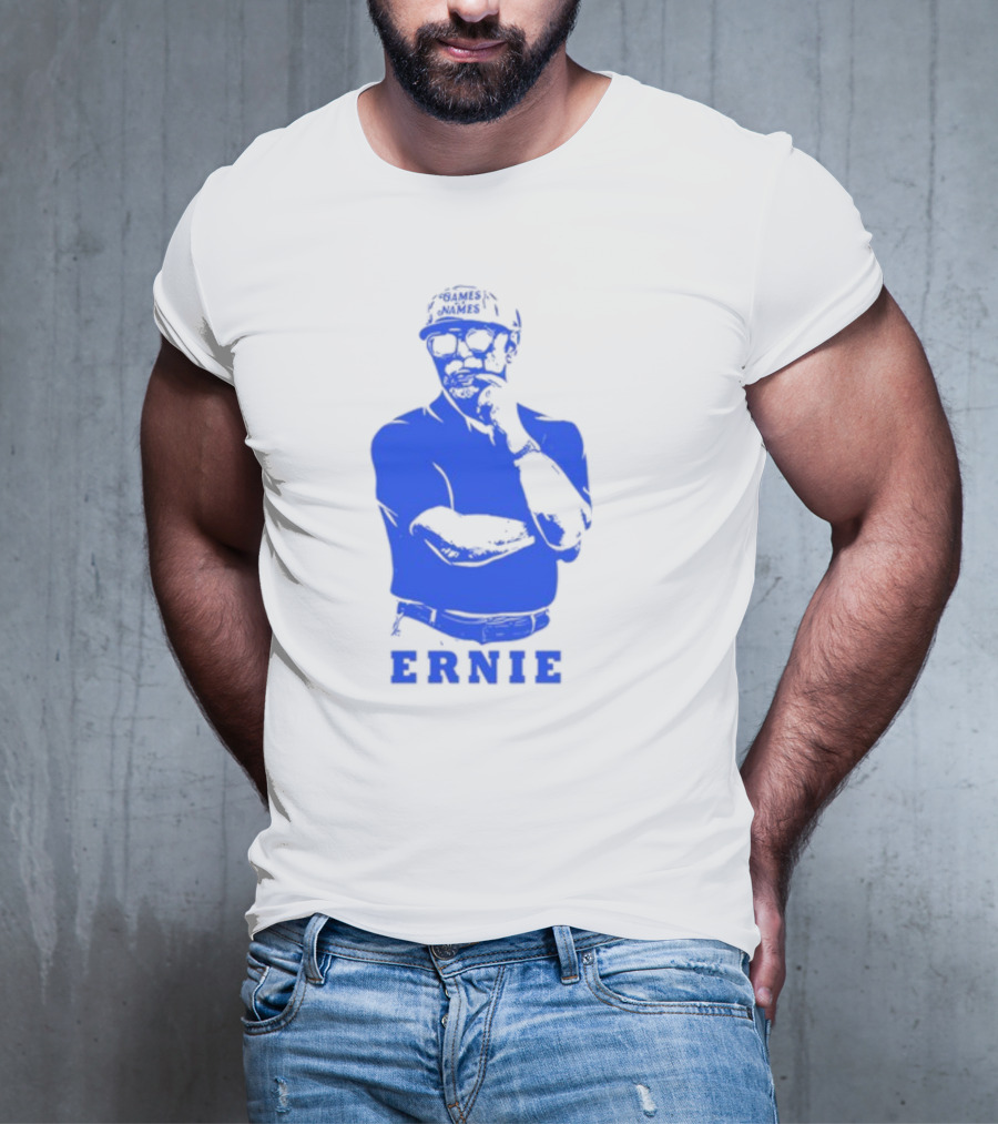 Games With Names Ernie Adams Iconic Blue T-Shirt