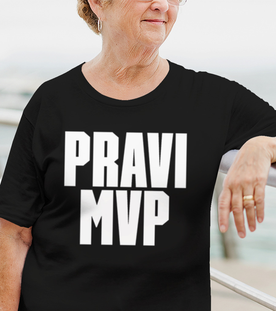 PRAVI MVP Bold Sports Enthusiast T-Shirt