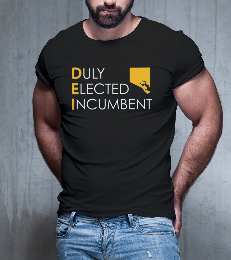 Duly Elected Incumbent DEI Justice Horn T-Shirt