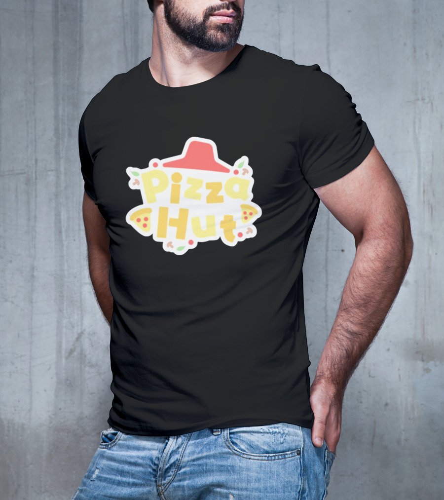 Pizza Hut Vtuber Style Playful T-Shirt