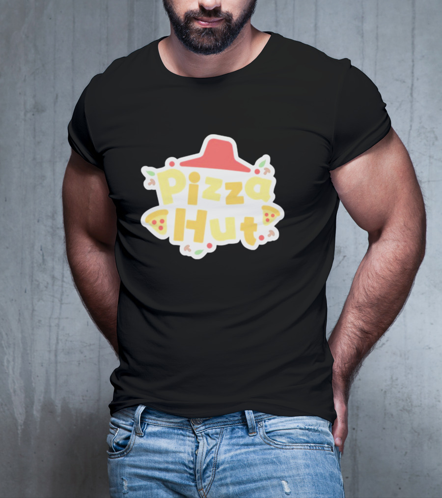 Pizza Hut Vtuber Style Playful T-Shirt