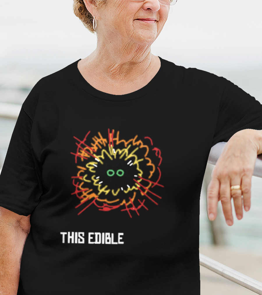 This Edible Explosion Black Cat Eyes T-Shirt