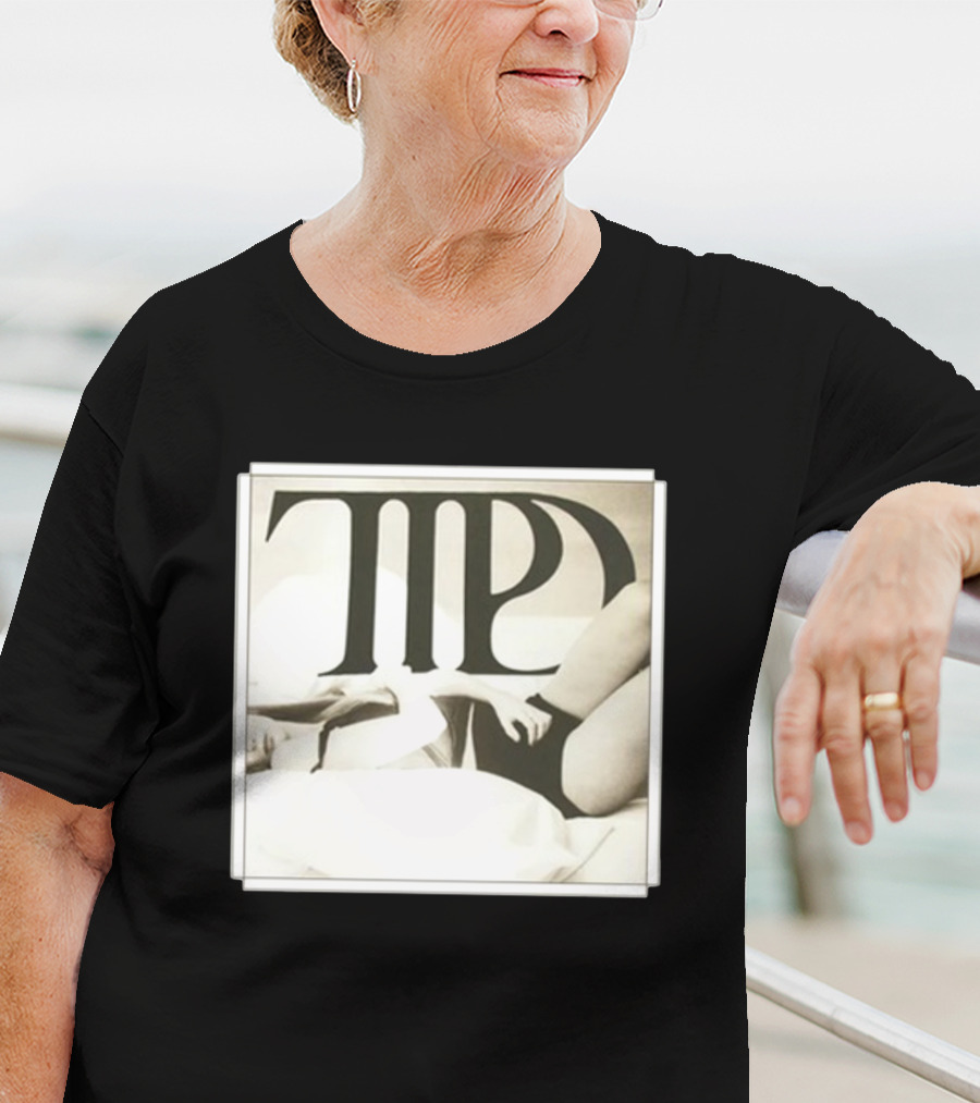 Ttpd The Tortured Poets Department Black And White Lying Woman T-Shirt