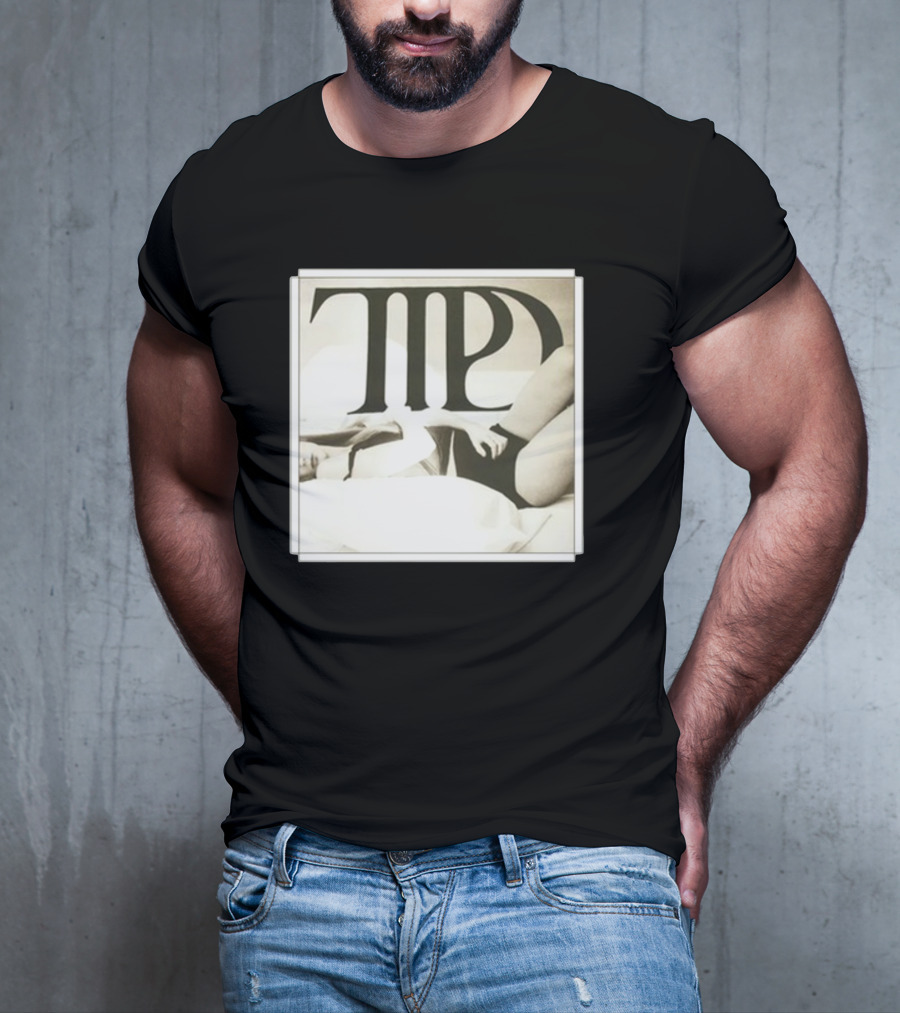 Ttpd The Tortured Poets Department Black And White Lying Woman T-Shirt