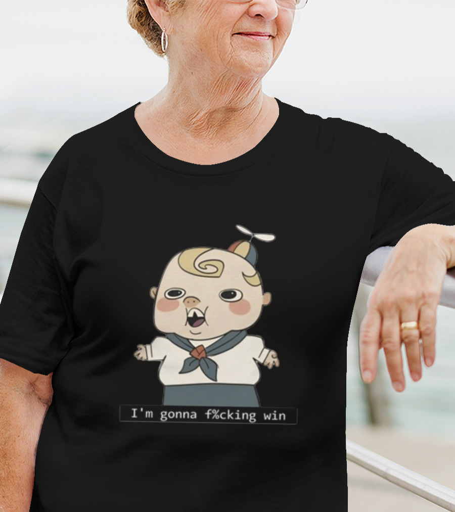 Zeddy I'm Gonna F%Cking Win Vintage Comic Cartoon Character T-Shirt