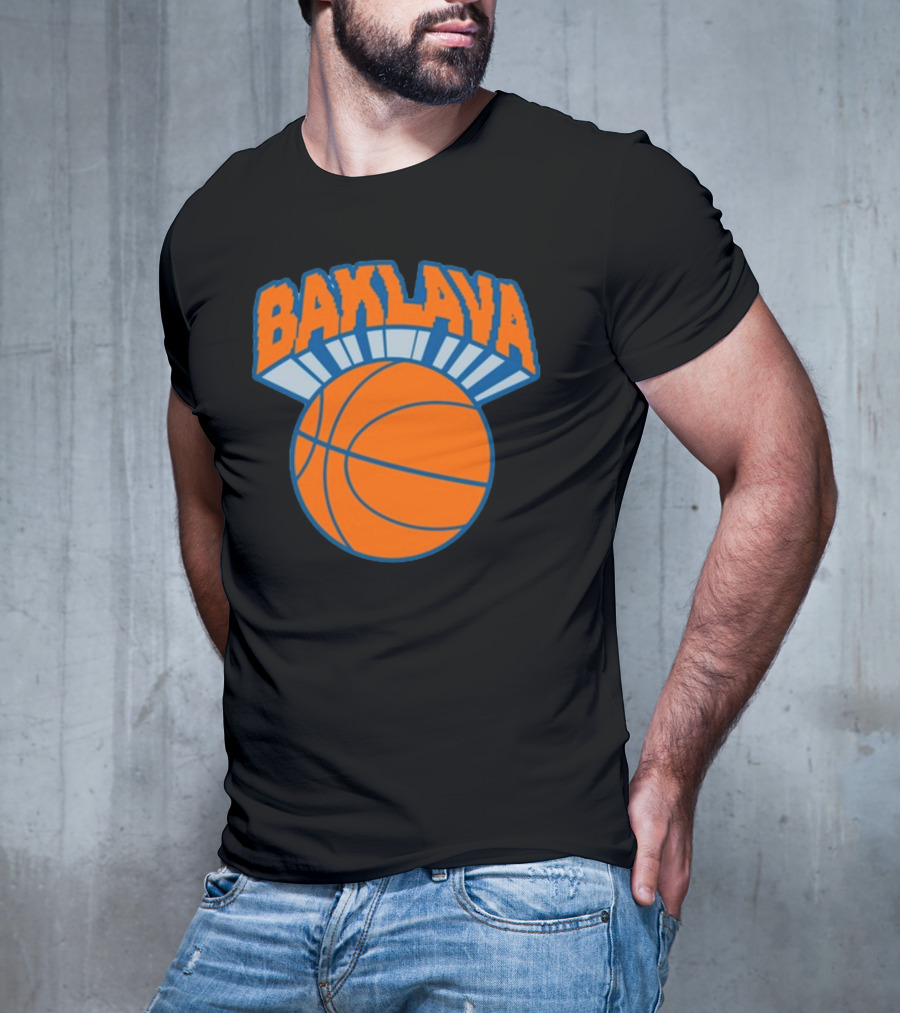 Bambambaklava Baklava Basketball Knicks T-Shirt
