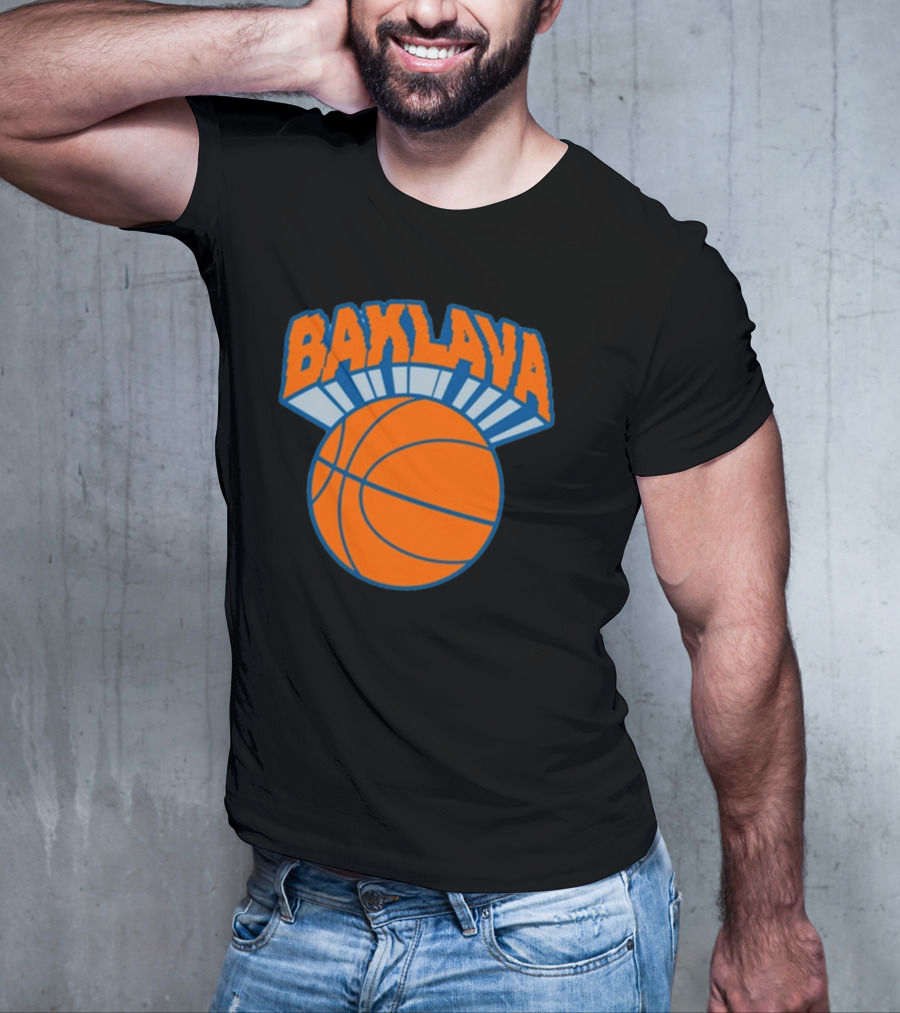 Bambambaklava Baklava Basketball Knicks T-Shirt