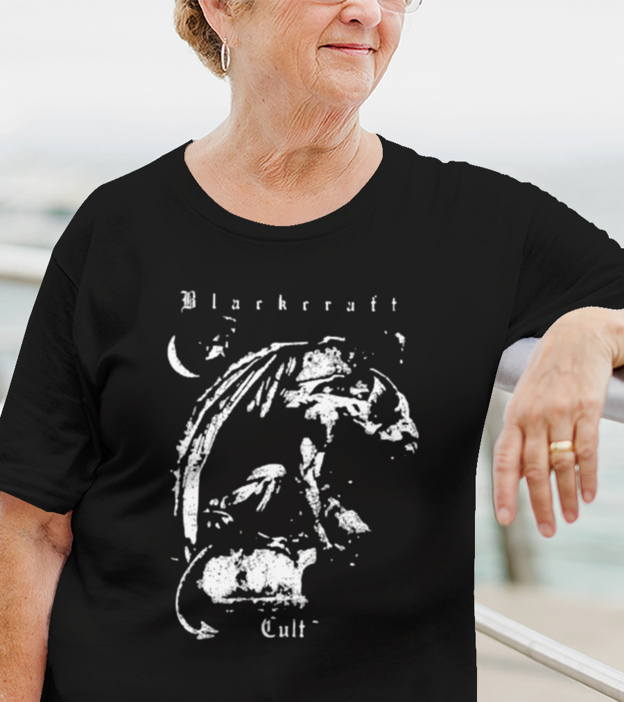 Blackcraft Cult Gargoyle Artwork Dark Aesthetic T-Shirt