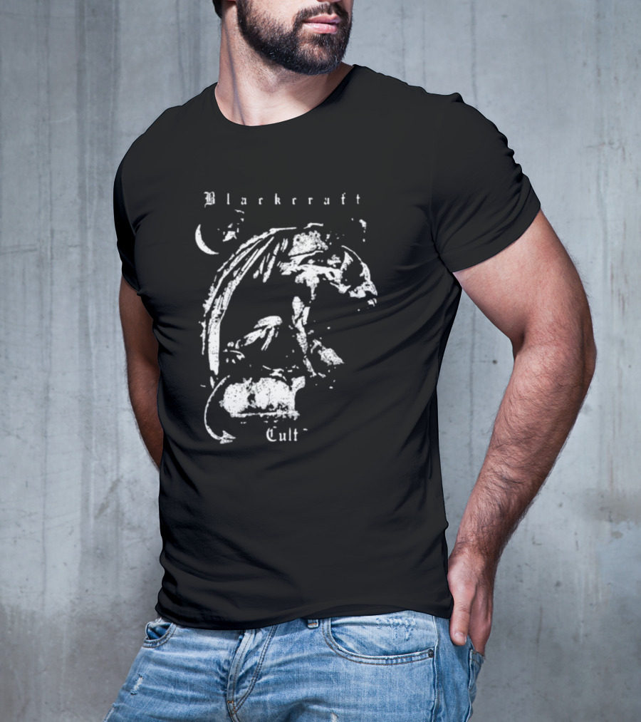 Blackcraft Cult Gargoyle Artwork Dark Aesthetic T-Shirt