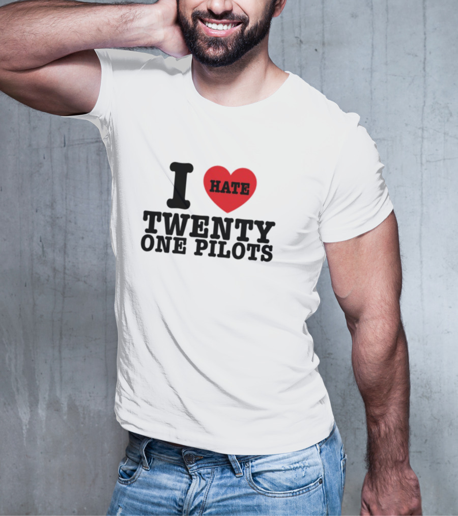 I Heart Hate Twenty One Pilots T-Shirt