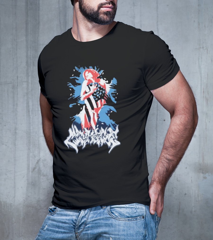 City Morgue Bloody America Flag T-Shirt