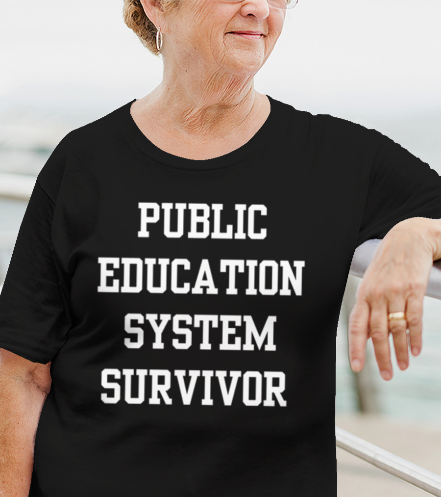 Public Education System Survivor Double Cross Clothing Co T-Shirt
