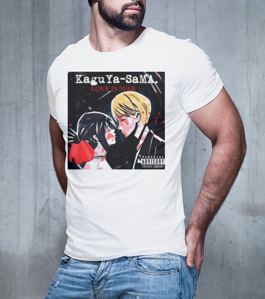 Kaguya-Sama Love Is War Explicit Content Parental Advisory T-Shirt