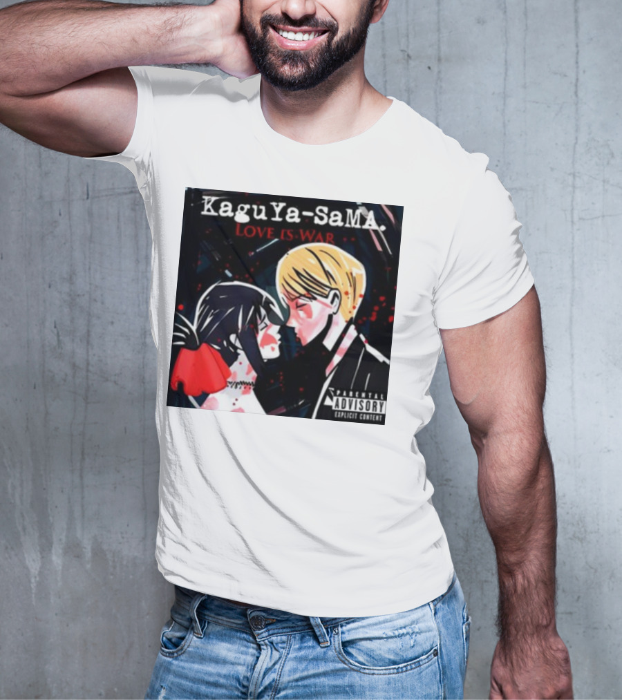 Kaguya-Sama Love Is War Explicit Content Parental Advisory T-Shirt