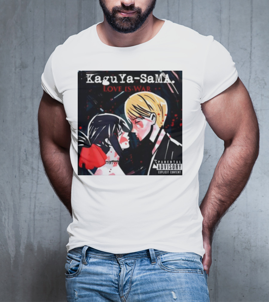 Kaguya-Sama Love Is War Explicit Content Parental Advisory T-Shirt