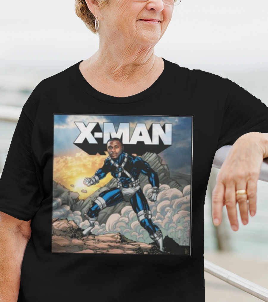 X-Man Carolina Panthers Xavier Legette Comic T-Shirt