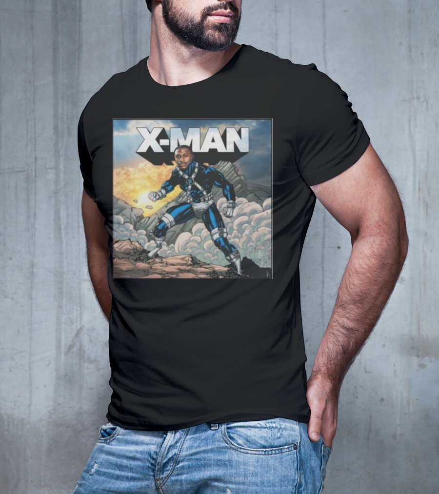 X-Man Carolina Panthers Xavier Legette Comic T-Shirt