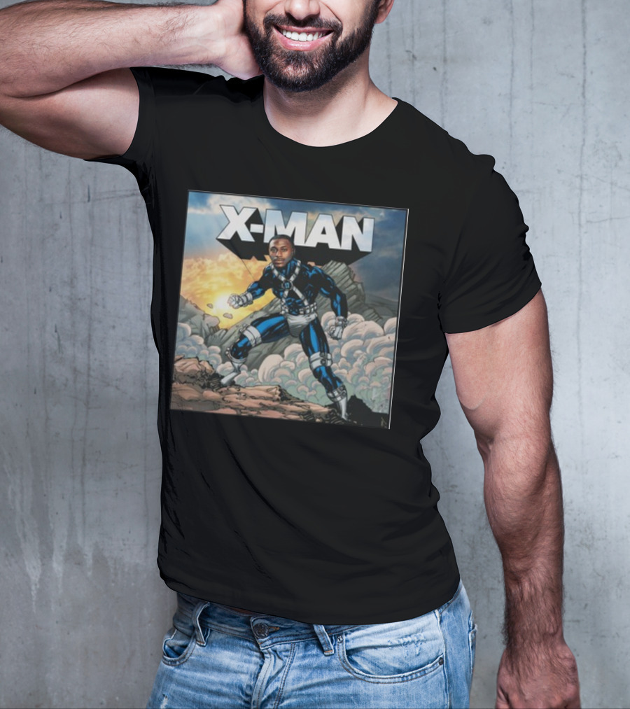 X-Man Carolina Panthers Xavier Legette Comic T-Shirt