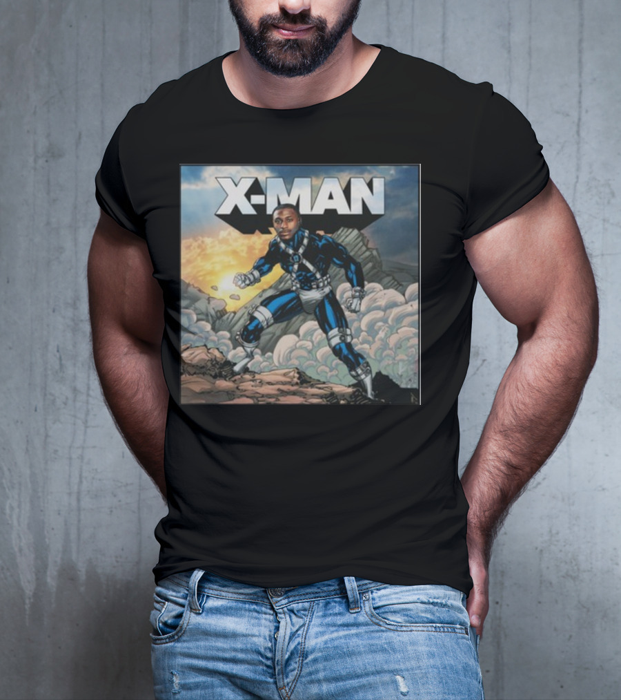 X-Man Carolina Panthers Xavier Legette Comic T-Shirt