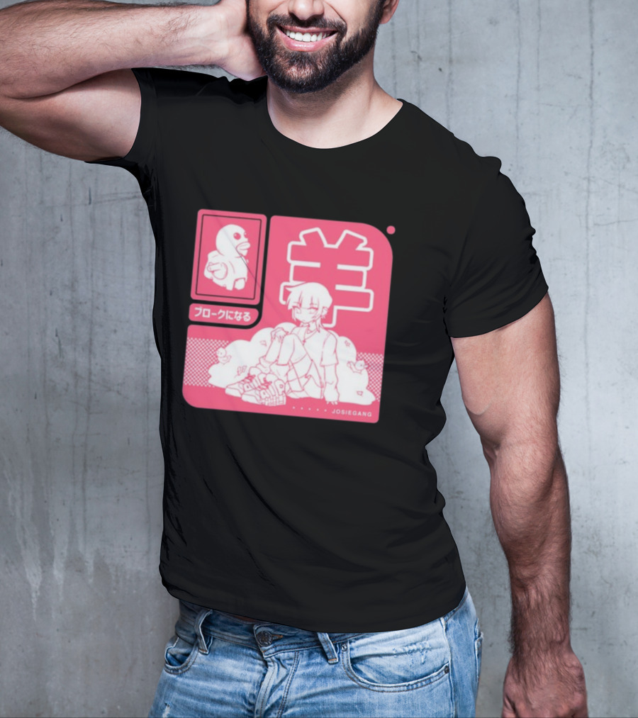 Sheepxing Bloke Josiegang Anime Manga Character Kawaii Aesthetic Japan T-Shirt