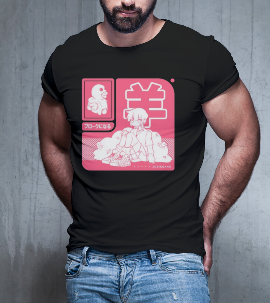 Sheepxing Bloke Josiegang Anime Manga Character Kawaii Aesthetic Japan T-Shirt