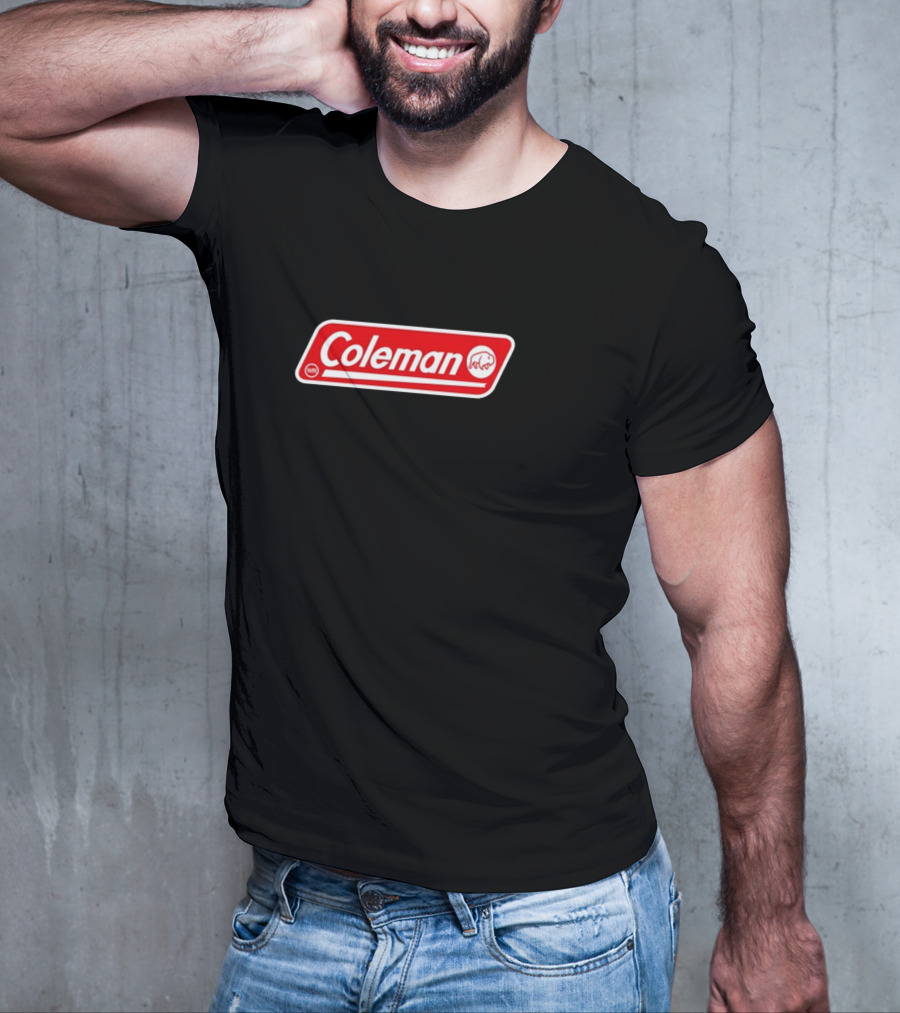 Coleman Buffalo Logo Red Emblem Classic T-Shirt