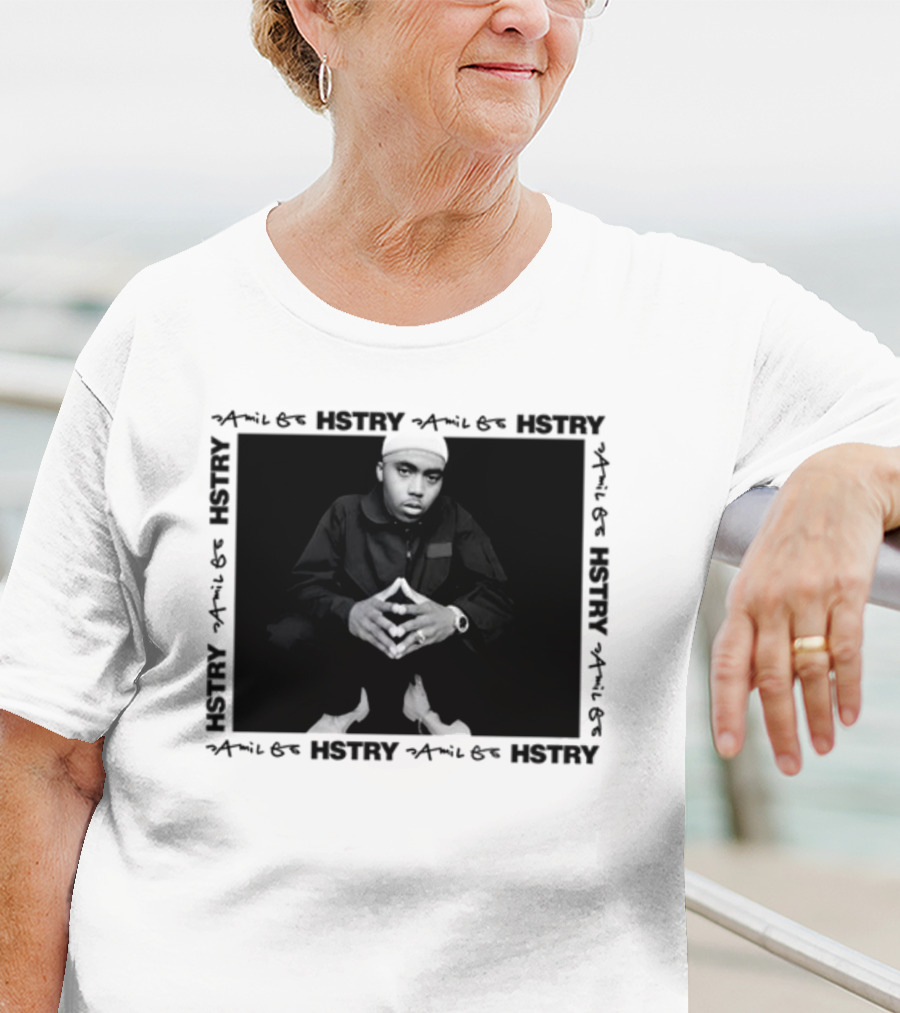 Hstry X Jamil Gs Hip Hop 50 Nas 90s Rap T-Shirt